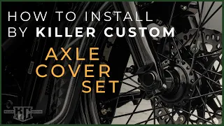 How To Install Killer Custom Full Pivot Axle Cover Set For Harley-Davidson M8 Softail