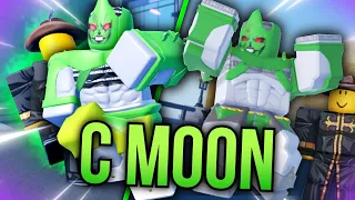 Using C-MOON In Different Roblox JoJo Games..