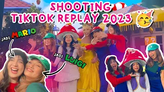 JADI MARIO BROS DI TIKTOK REPLAY 2023 BEHIND THE SCENE SHOOTING SAMA MEISSIE , IRENE SUWANDI 🥳