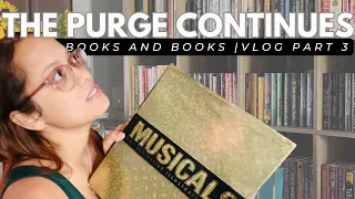 The Great Home Library Purge Continues| Vlog: Books & Resources| Part 3