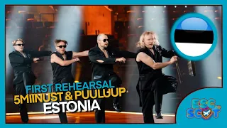 🇪🇪 Estonia First Rehearsal | REACTION | 5miinust & Puuluup "Nendest..." Eurovision 2024