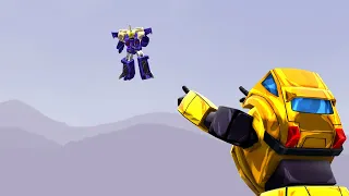 SFM | Bumblebee insults Blitzwing (Transformers Animated remade in G1 style)