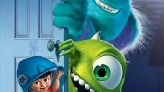 Playing Monster Inc. earrape theme song at max volume