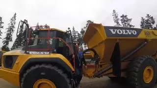 [HD] VOLVO Articulated Hauler A60H Test Drive at Braås, Sweden - MALAYSIA Team