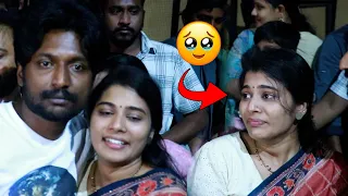 Actor Suhass & Saranya Pradeep Very Emotional At Ambajipeta Marriage Band Movie Premier l Fp