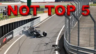 NOT TOP 5 Crashes - F1 2019 most embarrassing crashes