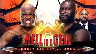 -FULL MATCH- Bobby Lasley Vs Omos & MVP Handicap Match HELL IN A CELL WWE 2K22 PS5 Gameplay