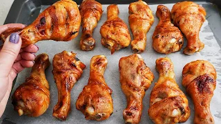 My husband asks to cook this dinner 3 times a week! Delicious recipe for chicken legs!