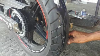 Furei o pneu da minha moto!😮 A vacina de pneu funciona???