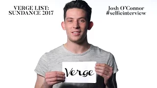 Josh O'Connor #selfieinterview Verge List: Sundance 2017