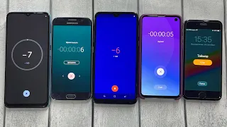 Timer Clock Black Fox & Realme C21Y & Samsung s10e S6 & IPhone 6