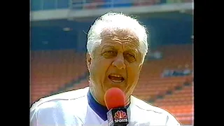 Tommy Lasorda Talks LA Dodgers / NY Mets Beanball War Of '88 (6-4-1988)