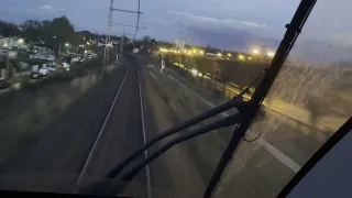 [Cab-ride] Paris Bercy - Auxerre, de nuit, en cabine d'un AGC