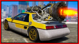 GTA 5 RP - 4000HP Jet Power Car Trolling Cops