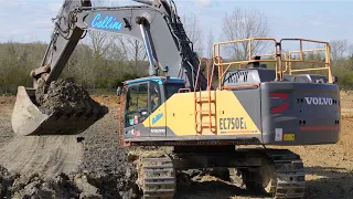 Volvo EC750 Loading 60 Tonne ADT's