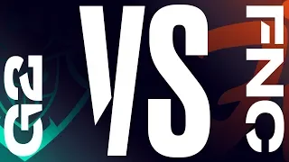 G2 vs. FNC | Final Game 3 | LEC Summer Split | G2 Esports vs. Fnatic (2019)