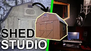 Turning a SHED into a Recording Studio