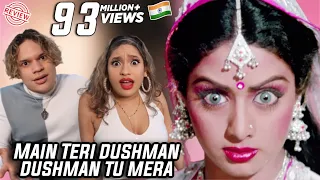 Sridevi for the first time! Latinos react to Main Teri Dushman, Dushman Tu Mera' - Lata Mangheskar