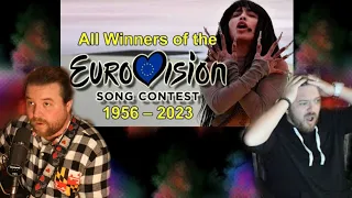 American Singer/Songwriter Reacts "All Winners Of The Eurovision Song Contest 1956-2023"