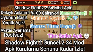 Yeni Shadow Fight 2 Güncel 2.34 Oyunun Başı Mod Apk Kurulumu! %100 Çalışıyor!