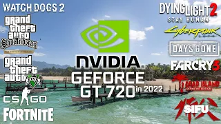 GeForce GT 720 in 2022 - Test in 14 Games