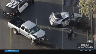 LAPD searching for SUV involved in deadly Sylmar crash