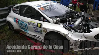 Accidente de  Gerard de La Casa en la Subida al Fito