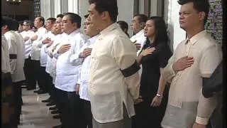 Arrival of the Remains of DILG Secretary Robredo in Malacanang 8/24/2012