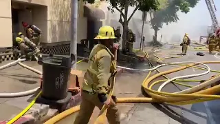 LAFD: Stubborn Commercial Fire in Pico-Robertson | July 24, 2020