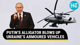 Russia’s Deadly Ka-52 In Action; Blows Up Ukraine’s Armoured Vehicles In Donetsk | Watch