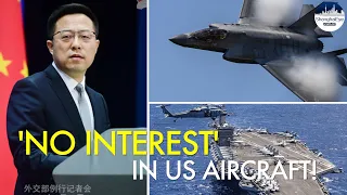 China has ZERO intention of retrieving crashed US F-35 jet in the South China Sea!