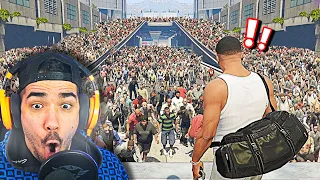 Tentei Sobreviver ao MAIOR APOCALYPSE De Zombies Que Alguma Vez Vi No GTA 5