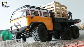 CROSS JT6 6WD 6X6 RTR 1/10 RC crawler flatbed car model  #rc #model #crawler #