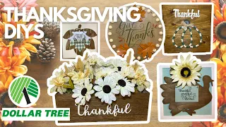 NEW Thanksgiving WOOD DIYS! Dollar Tree (2022) Hacks