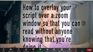 How to Use a Teleprompter with Zoom