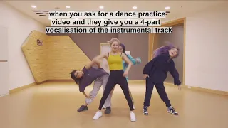 mamamoo dance practices but they keep getting distracted