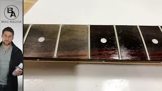 How I oil my fretboards | The guitar kit from solo music gear (Part 14)