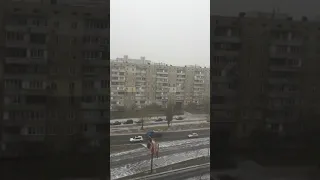 Первый снег осень Ноябрь 2018 Погода