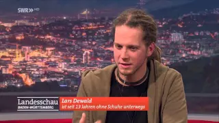 Barfuß-Läufer Lars Dewald zu Gast in der Landesschau