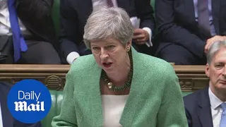 Prime Minister May challenges Jeremy Corbyn over anti-semitism