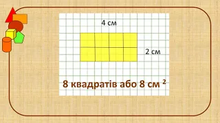 Площа прямокутника. 4 клас