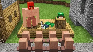 ЗА ЧТО ДЕРЕВЕНСКИЕ ЖИТЕЛИ НАКАЗАЛИ МЕНЯ В МАЙНКРАФТ | Риколит Minecraft