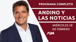 Paro aéreo + CAMBIOS EN EL POTENCIAR TRABAJO #AndinoYLasNoticias  PROGRAMA COMPLETO 28/02/2024