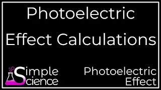 Photoelectric Effect Calculations with Work Function