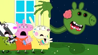 ZOMBIE APOCALYPSE, Daddy & Mummy Pig Turn Into Zombie | Peppa Pig Funny Animation
