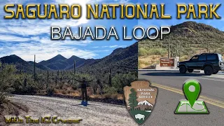 🏞️🌵 Scenic Bajada Loop Drive - Saguaro National Park, Arizona - 4K