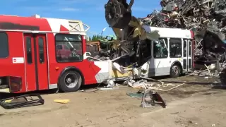 Ex. OC Transpo Orion VI at the scrapyard