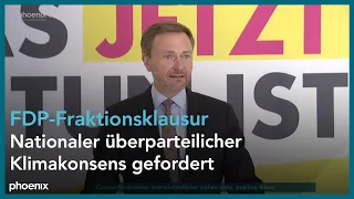 Christian Lindner nach der FDP-Fraktionsklausur am 03.05.21