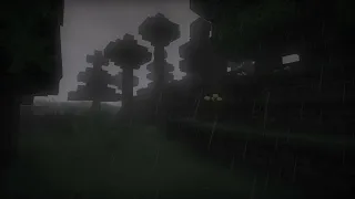 1 Hour Minecraft Sweden Slowed+Reverb | Relaxing Minecraft rainy Sounds