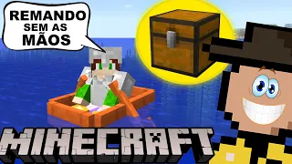 ACHEI UM TESOURO escondidin numa ilha (Minecraft Zero Mortes • E18)